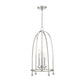 Eurofase Lighting Tesia 14" 3-Light Polished Nickel Pendant Light
