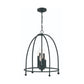 Eurofase Lighting Tesia 20" 6-Light Black Pendant Light