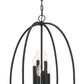 Eurofase Lighting Tesia 20" 6-Light Black Pendant Light