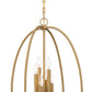 Eurofase Lighting Tesia 20" 6-Light Brass Pendant Light