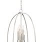 Eurofase Lighting Tesia 20" 6-Light Polished Nickel Pendant Light