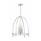 Eurofase Lighting Tesia 20" 6-Light Polished Nickel Pendant Light