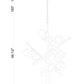 Eurofase Lighting Thorah 36" 10-Light Integrated LED Smoke Glass Shade Matte Gold Chandelier