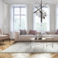Eurofase Lighting Thorah 36" 10-Light Integrated LED Smoke Glass Shade Matte Gold Chandelier