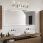 Eurofase Lighting Torna 36" 4-Light Dimmable LED Polished Nickel Metal Bath Bar With Frosted Acrylic Shades