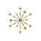 Eurofase Lighting Traiton 48" 12-Light Clear Glass Shade Gold 3-Tier Chandelier