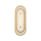 Eurofase Lighting Tramore 16" 1-Light Integrated LED Alabaster Shade Gold Steel Wall Sconce