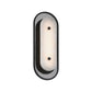 Eurofase Lighting Tramore 16" 1-Light Integrated LED Alabaster Shade Matte Black Steel Wall Sconce