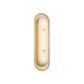 Eurofase Lighting Tramore 22" 1-Light Integrated LED Alabaster Shade Gold Steel Wall Sconce