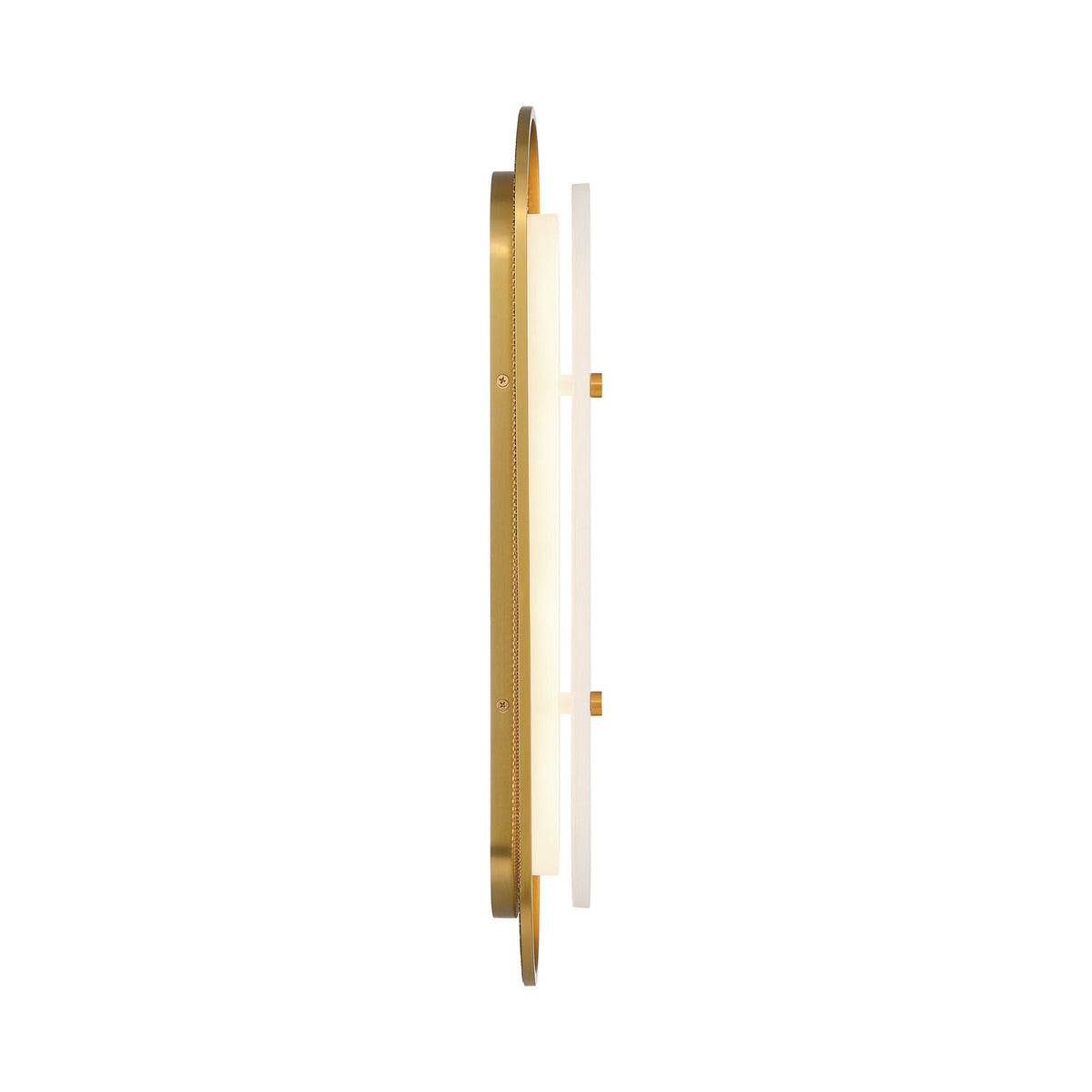 Eurofase Lighting Tramore 22" 1-Light Integrated LED Alabaster Shade Gold Steel Wall Sconce