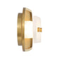 Eurofase Lighting Tramore 22" 1-Light Integrated LED Alabaster Shade Gold Steel Wall Sconce