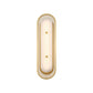 Eurofase Lighting Tramore 22" 1-Light Integrated LED Alabaster Shade Gold Steel Wall Sconce