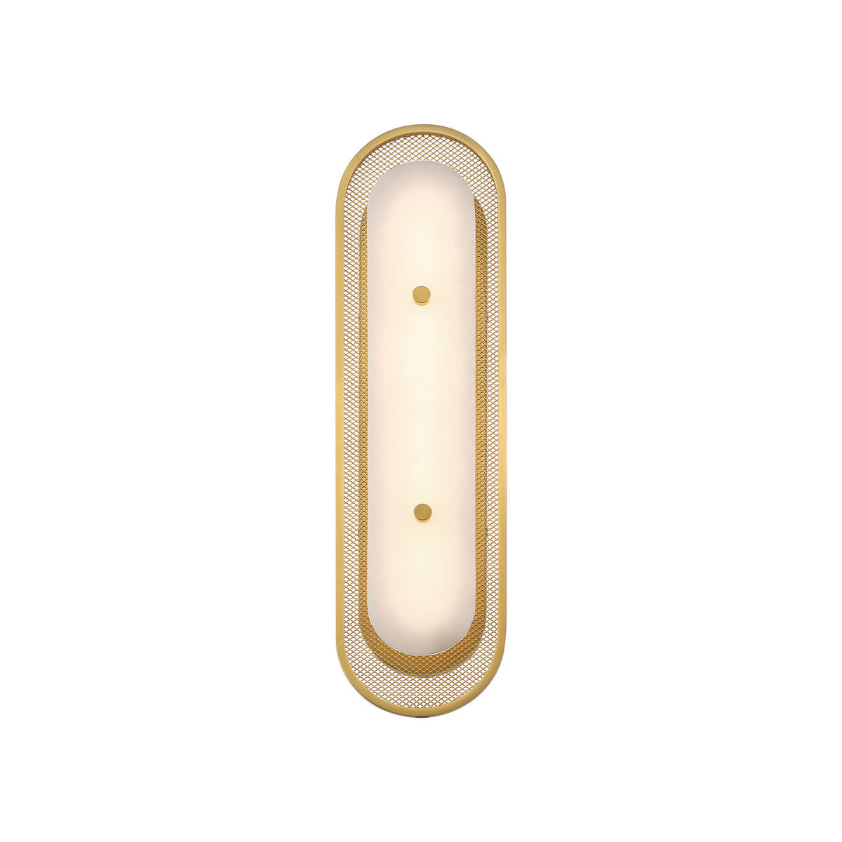 Eurofase Lighting Tramore 22" 1-Light Integrated LED Alabaster Shade Gold Steel Wall Sconce