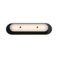 Eurofase Lighting Tramore 22" 1-Light Integrated LED Alabaster Shade Powder Coat Black Steel Wall Sconce