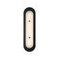 Eurofase Lighting Tramore 22" 1-Light Integrated LED Alabaster Shade Powder Coat Black Steel Wall Sconce