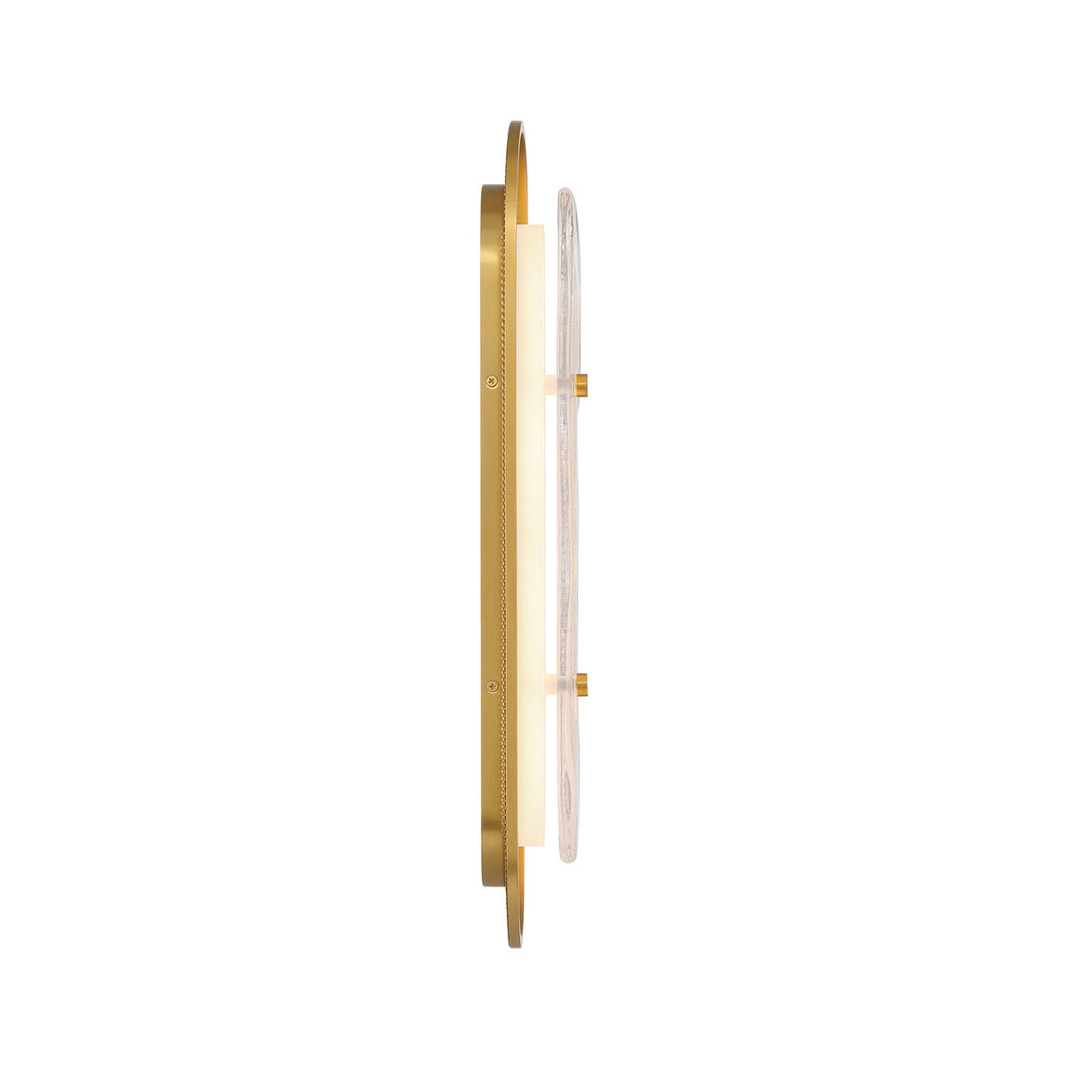 Eurofase Lighting Tramore 22" 1-Light Integrated LED Glass Shade Gold Steel Wall Sconce