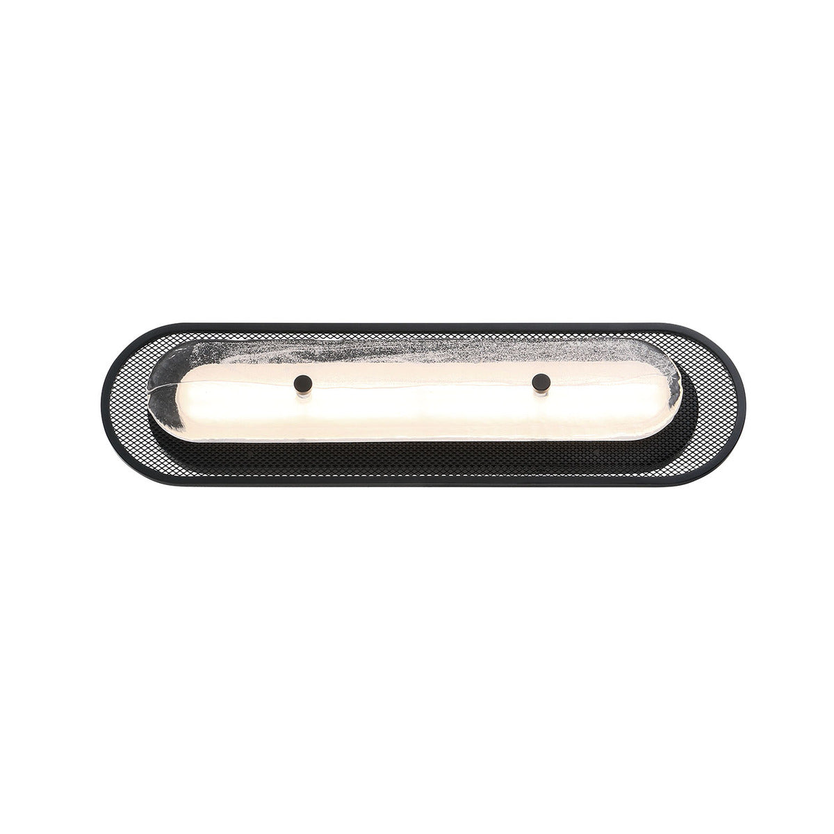 Eurofase Lighting Tramore 22" 1-Light Integrated LED Glass Shade Matte Black Steel Wall Sconce