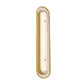 Eurofase Lighting Tramore 30" 1-Light Integrated LED Alabaster Glass Shade Gold Steel Wall Sconce