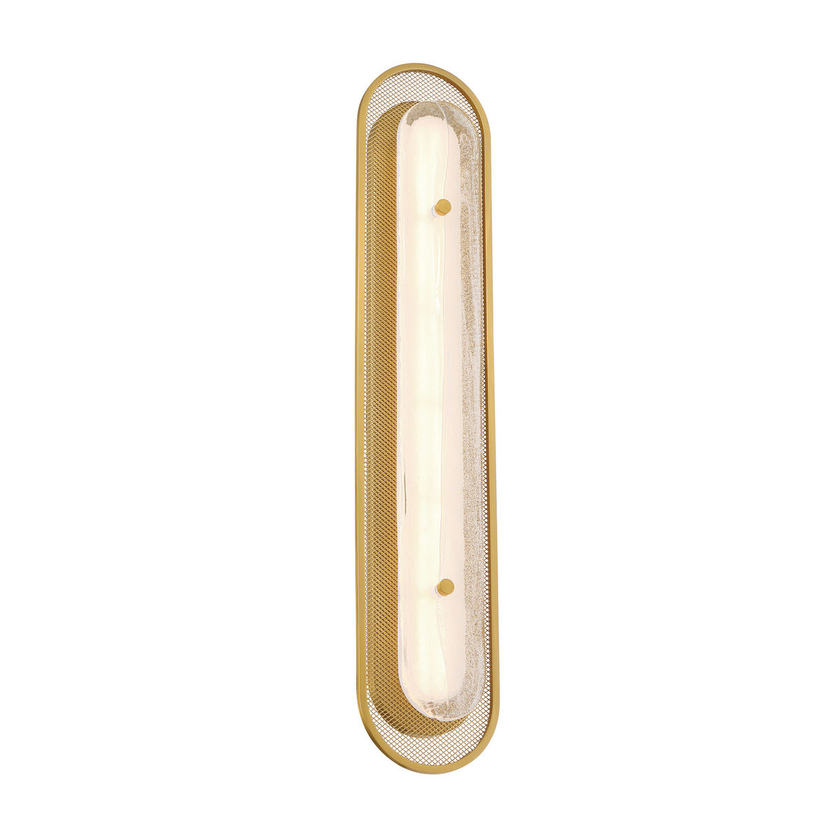 Eurofase Lighting Tramore 30" 1-Light Integrated LED Alabaster Glass Shade Gold Steel Wall Sconce