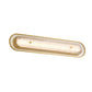Eurofase Lighting Tramore 30" 1-Light Integrated LED Alabaster Glass Shade Gold Steel Wall Sconce