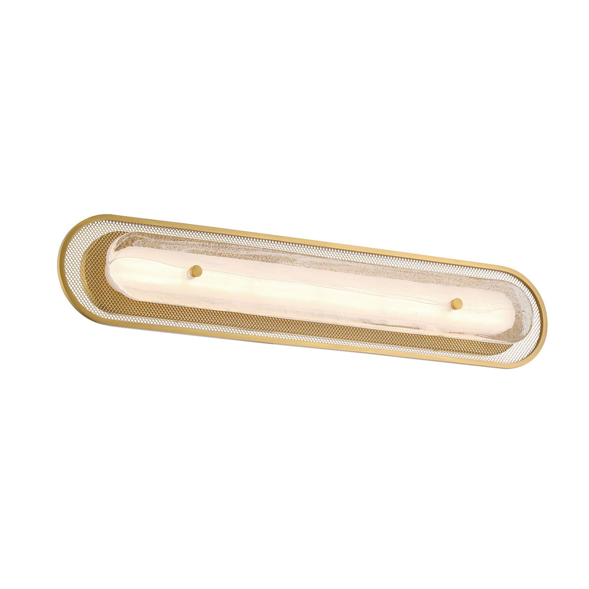 Eurofase Lighting Tramore 30" 1-Light Integrated LED Alabaster Glass Shade Gold Steel Wall Sconce