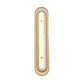 Eurofase Lighting Tramore 30" 1-Light Integrated LED Alabaster Glass Shade Gold Steel Wall Sconce