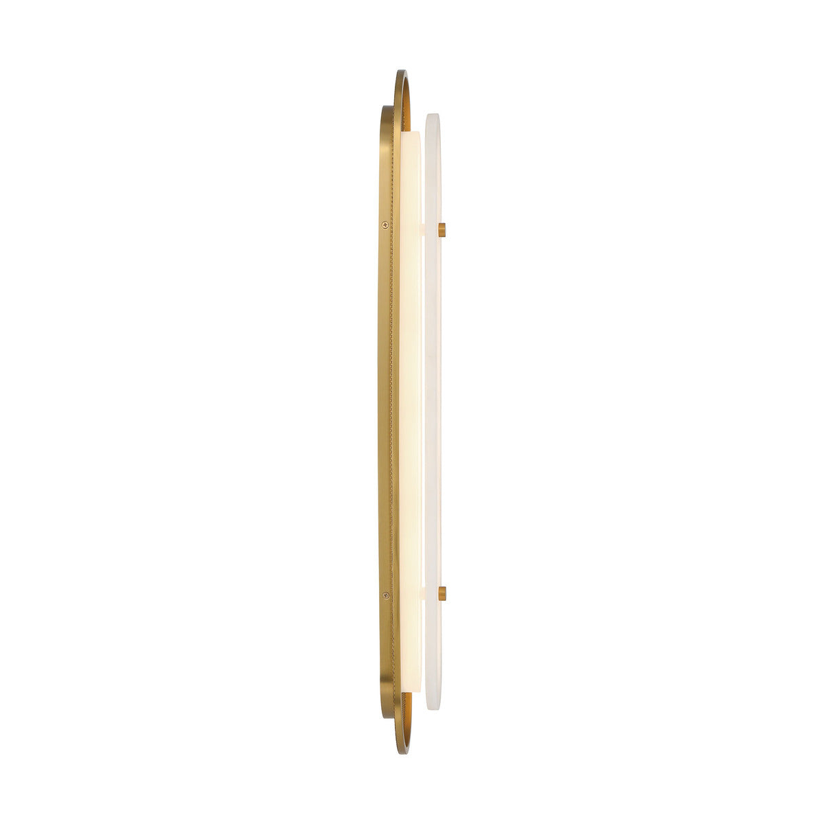 Eurofase Lighting Tramore 30" 1-Light Integrated LED Alabaster Shade Gold Steel Wall Sconce