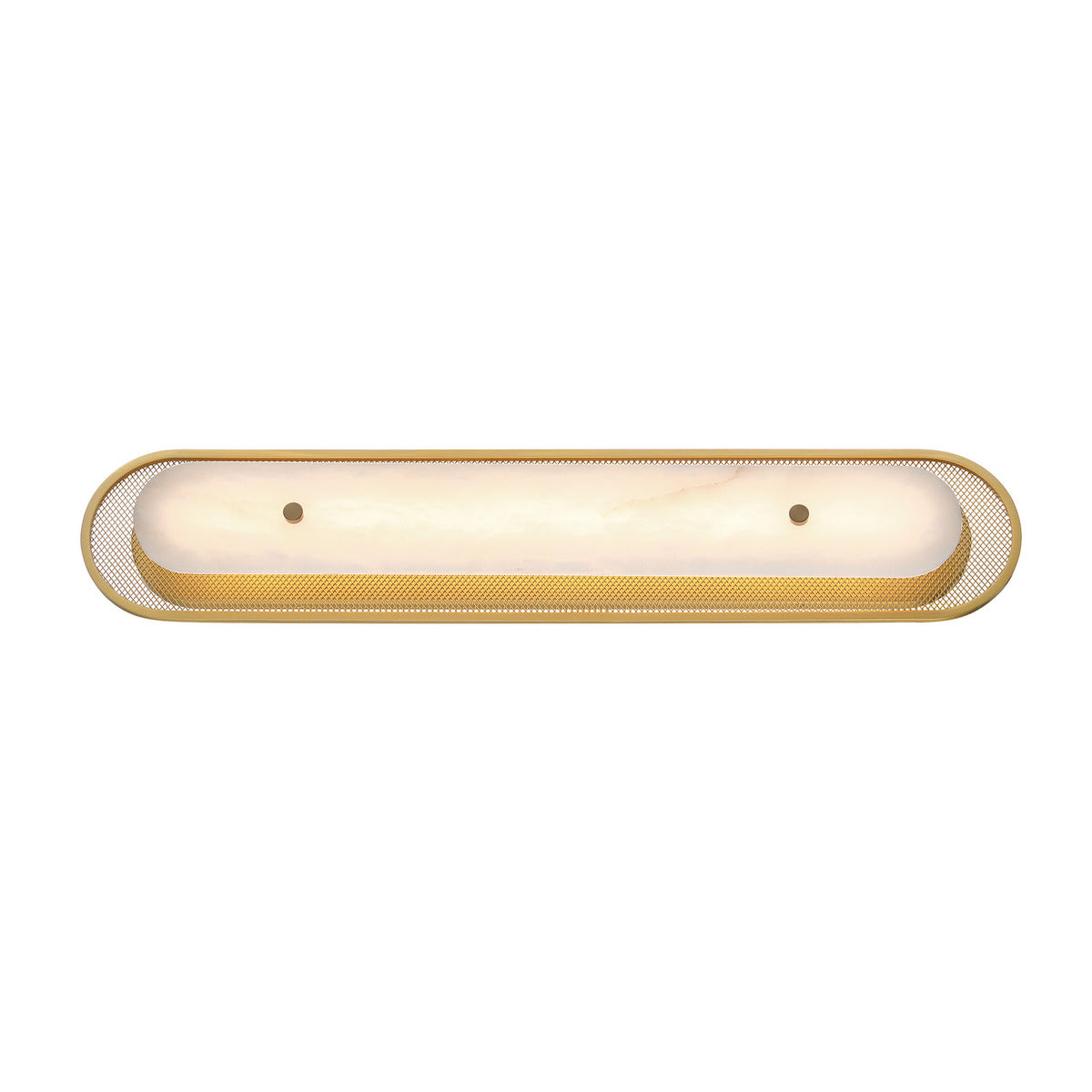 Eurofase Lighting Tramore 30" 1-Light Integrated LED Alabaster Shade Gold Steel Wall Sconce