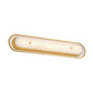 Eurofase Lighting Tramore 30" 1-Light Integrated LED Alabaster Shade Gold Steel Wall Sconce