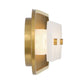 Eurofase Lighting Tramore 30" 1-Light Integrated LED Alabaster Shade Gold Steel Wall Sconce