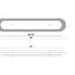 Eurofase Lighting Tramore 30" 1-Light Integrated LED Glass Shade Matte Black Steel Wall Sconce