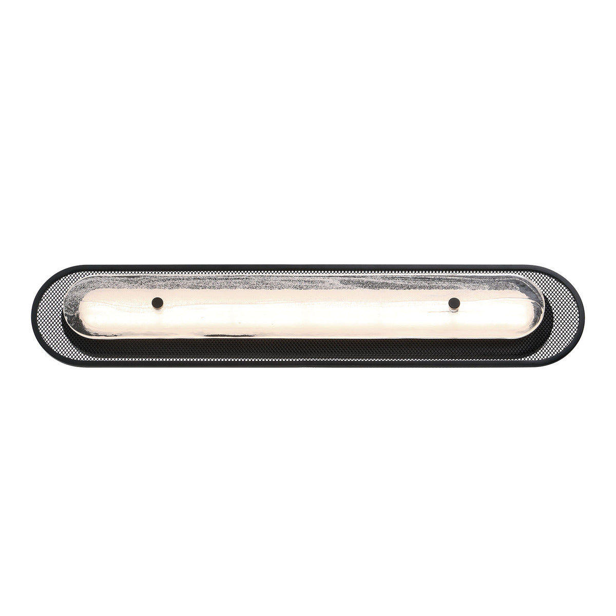 Eurofase Lighting Tramore 30" 1-Light Integrated LED Glass Shade Matte Black Steel Wall Sconce