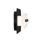 Eurofase Lighting Tramore 30" 1-Light Integrated LED Glass Shade Powder Coat Black Steel Wall Sconce