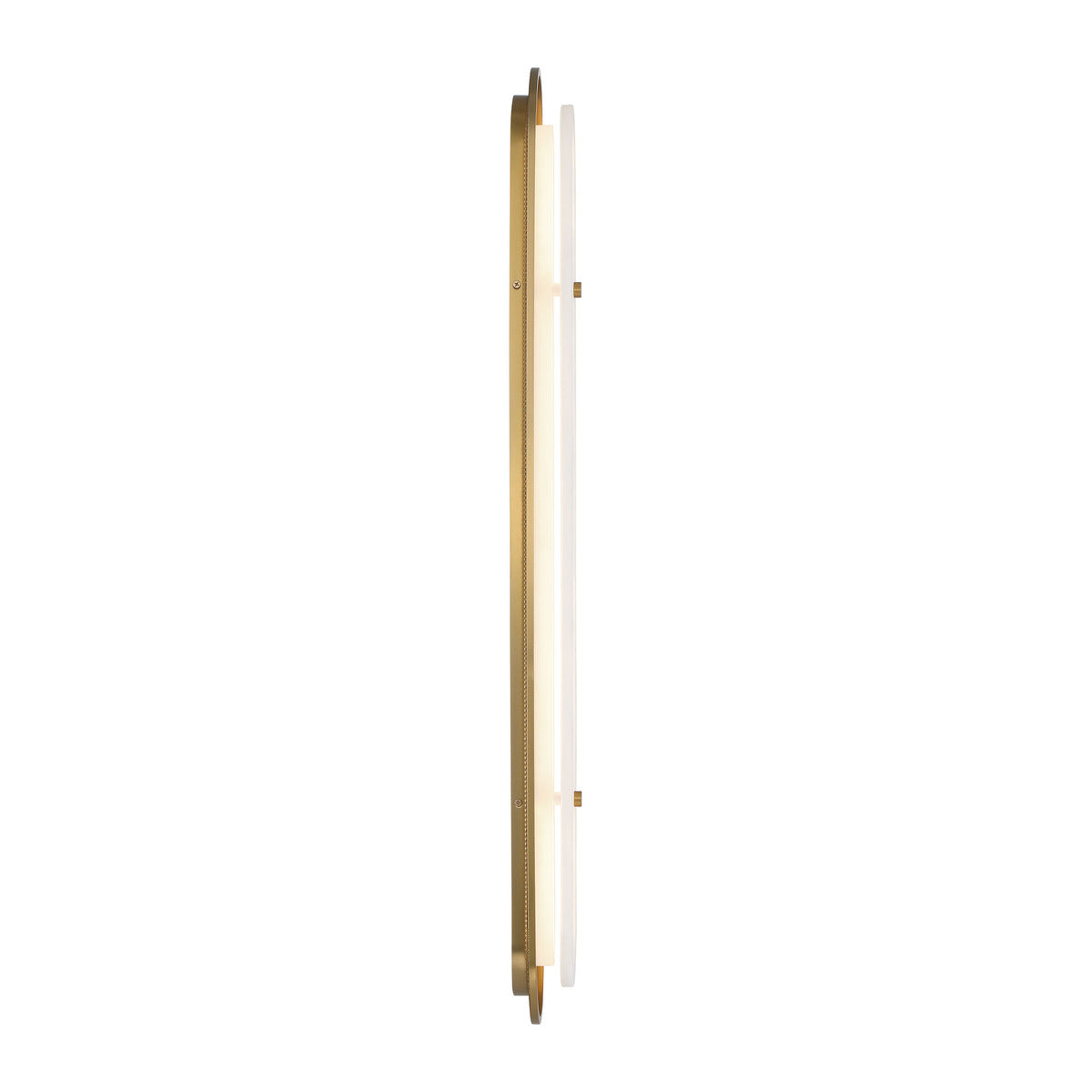 Eurofase Lighting Tramore 38" 1-Light Integrated LED Alabaster Shade Gold Steel Wall Sconce