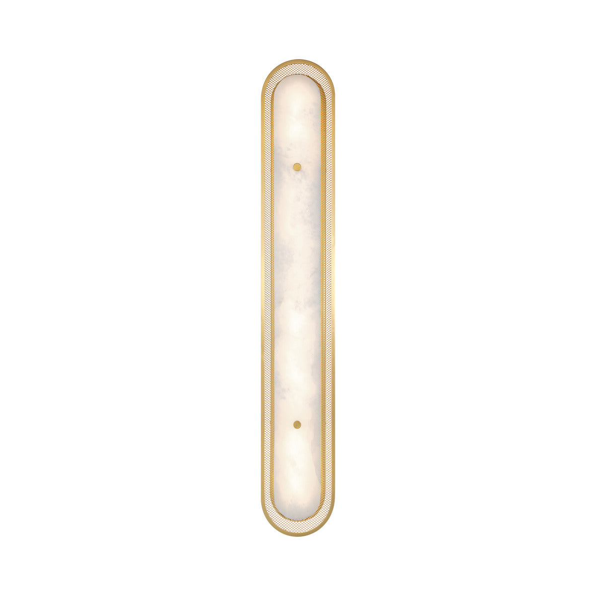 Eurofase Lighting Tramore 38" 1-Light Integrated LED Alabaster Shade Gold Steel Wall Sconce