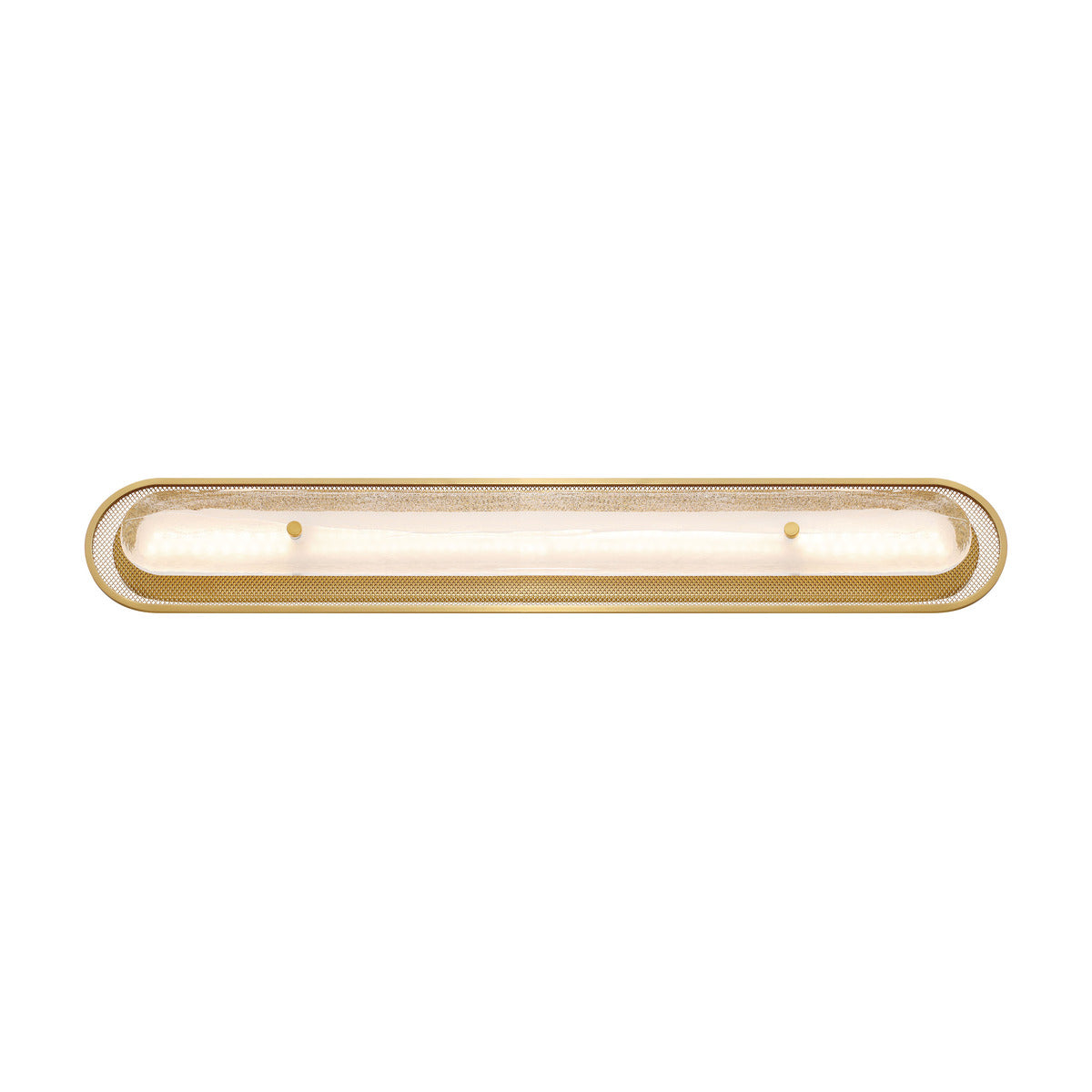Eurofase Lighting Tramore 38" 1-Light Integrated LED Glass Shade Gold Steel Wall Sconce