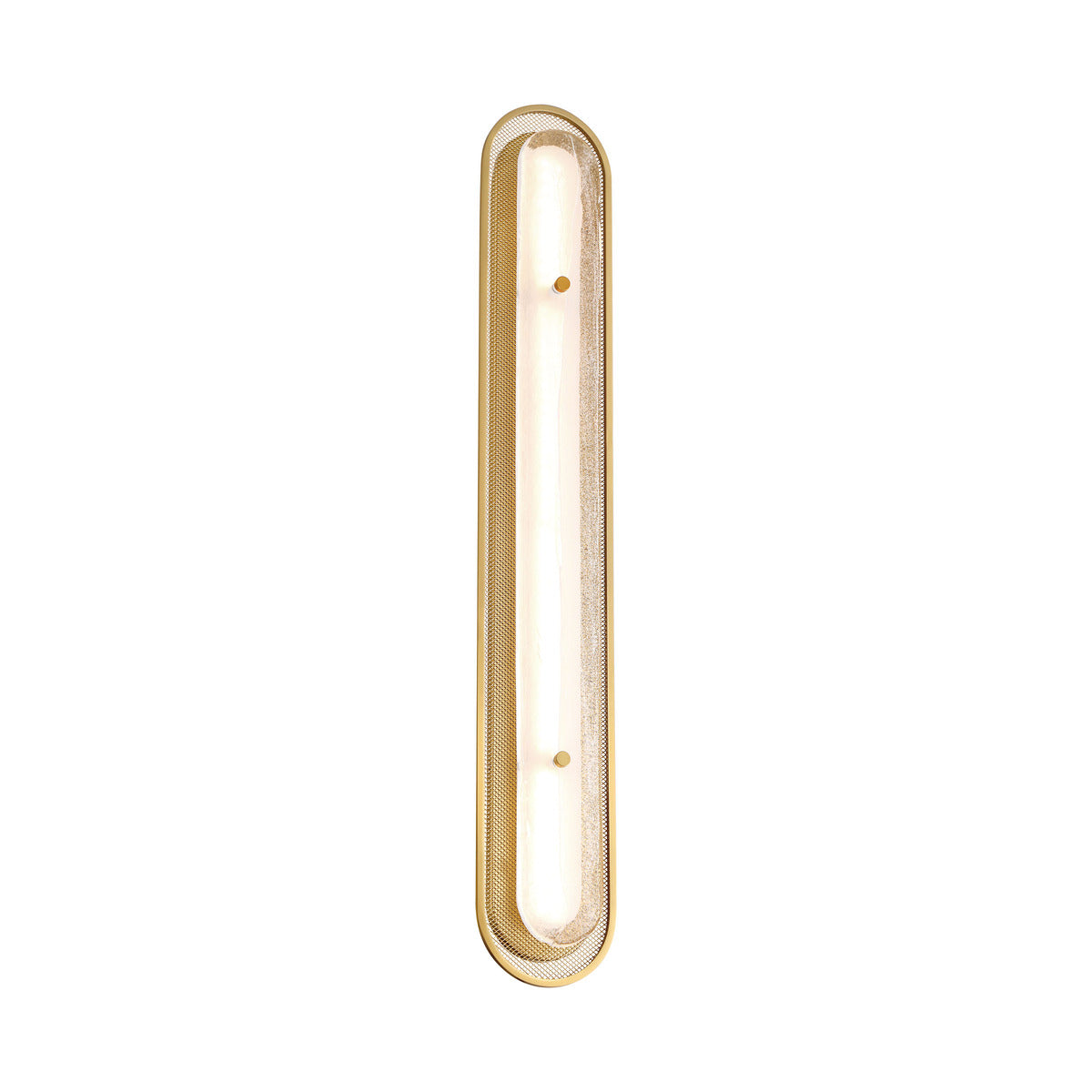 Eurofase Lighting Tramore 38" 1-Light Integrated LED Glass Shade Gold Steel Wall Sconce
