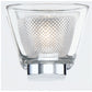 Eurofase Lighting Trent 5" 1-Light Dimmable Integrated LED Chrome Wall Sconce With Frosted Clear Glass Shade