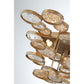 Eurofase Lighting Trento 18" 2-Light Halogen Matte Gold Wall Sconce With Hand Pressed Glass Accents