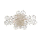 Eurofase Lighting Trento 18" 2-Light Halogen Matte Silver Wall Sconce With Hand Pressed Glass Accents