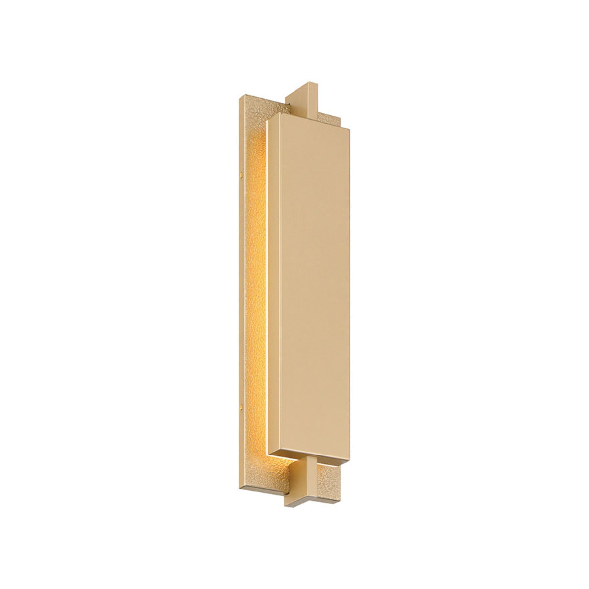 Eurofase Lighting Tribek 21" 1-Light Integrated LED Gold Steel Wall Sconce