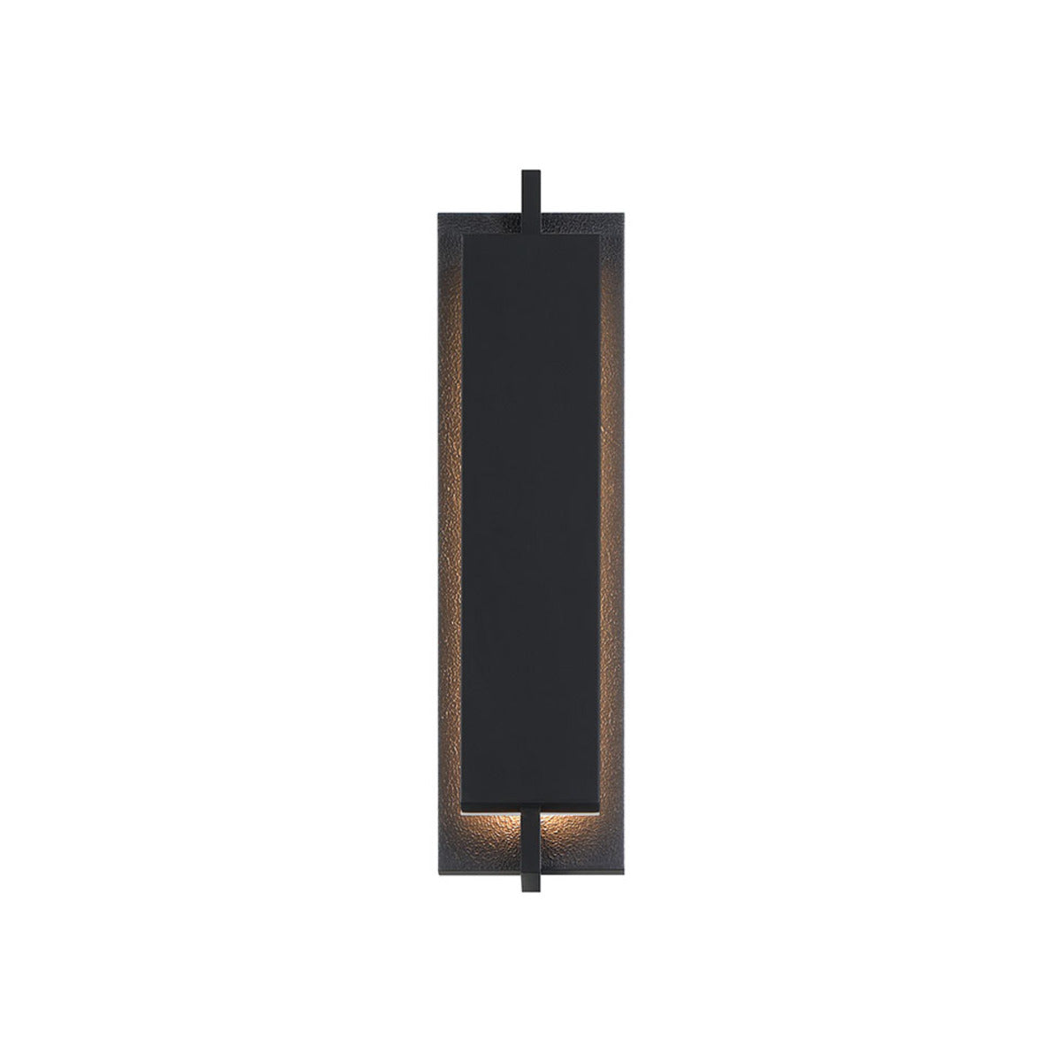 Eurofase Lighting Tribek 21" 1-Light Integrated LED Matte Black Steel Wall Sconce