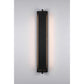 Eurofase Lighting Tribek 32" 1-Light Integrated LED Matte Black Steel Wall Sconce