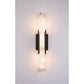 Eurofase Lighting Venna 22" 1-Light Integrated LED Alabaster Shade Urban Bronze Steel Wall Sconce