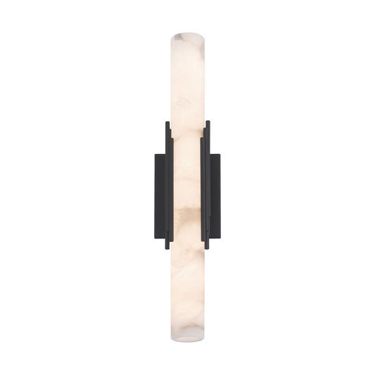 Eurofase Lighting Venna 22" 1-Light Integrated LED Alabaster Shade Urban Bronze Steel Wall Sconce