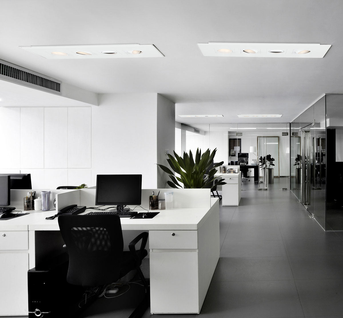 Eurofase Lighting Venue 25" 4-Light Dimmable Integrated LED White Flush Mount Light