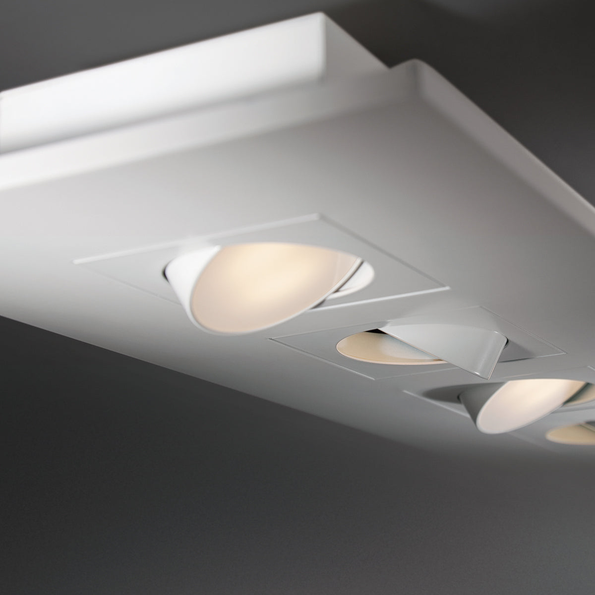 Eurofase Lighting Venue 25" 4-Light Dimmable Integrated LED White Flush Mount Light
