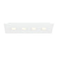 Eurofase Lighting Venue 25" 4-Light Dimmable Integrated LED White Flush Mount Light