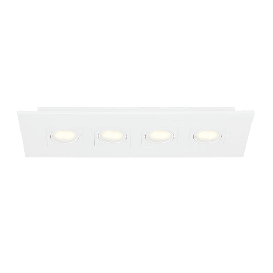 Eurofase Lighting Venue 25" 4-Light Dimmable Integrated LED White Flush Mount Light