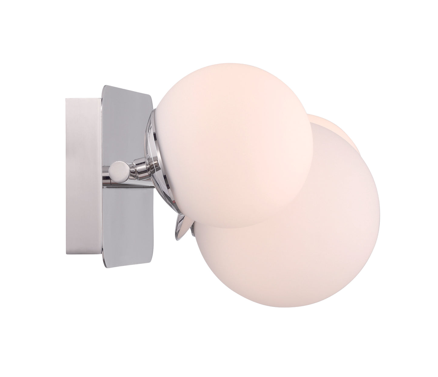 Eurofase Lighting Vine 20" 3-Light Integrated LED Glass Shade Polished Nickel Steel Vanity Light